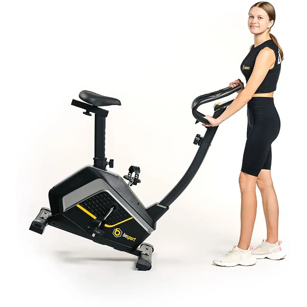 Велотренажер Besport BS-611S Sprinter магнітний чорно-жовтий - фото 16