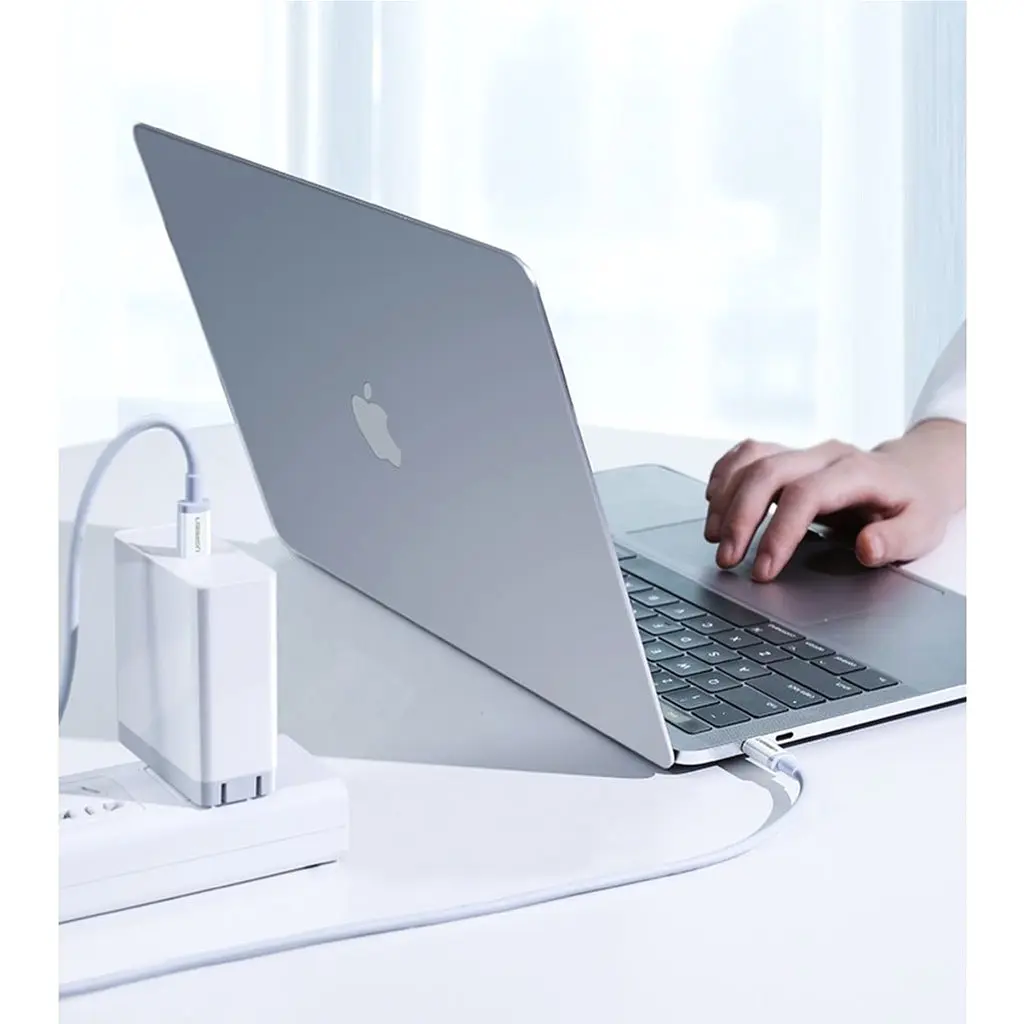 Дата кабель USB-C to USB-C 2.0m 18W US264 White Ugreen (60520) - фото 4