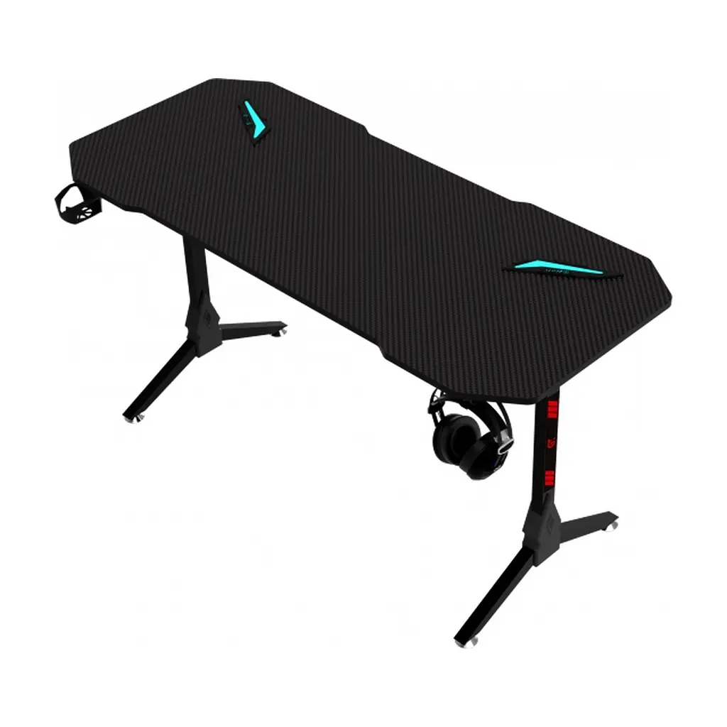 Комп'ютерний стіл GT Racer T-1211 Black (T-1211 (120x60x73) Black) - фото 3