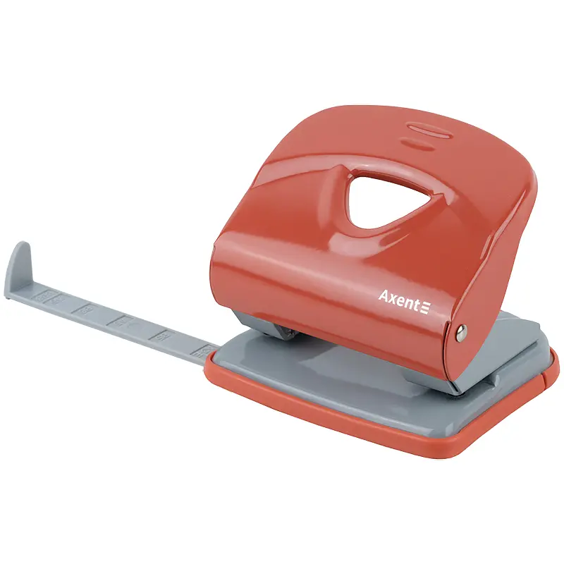 Діркопробивач Axent Exakt-2 Earth colors металевий 30 аркушів кораловий (3930-28-A) - фото 2