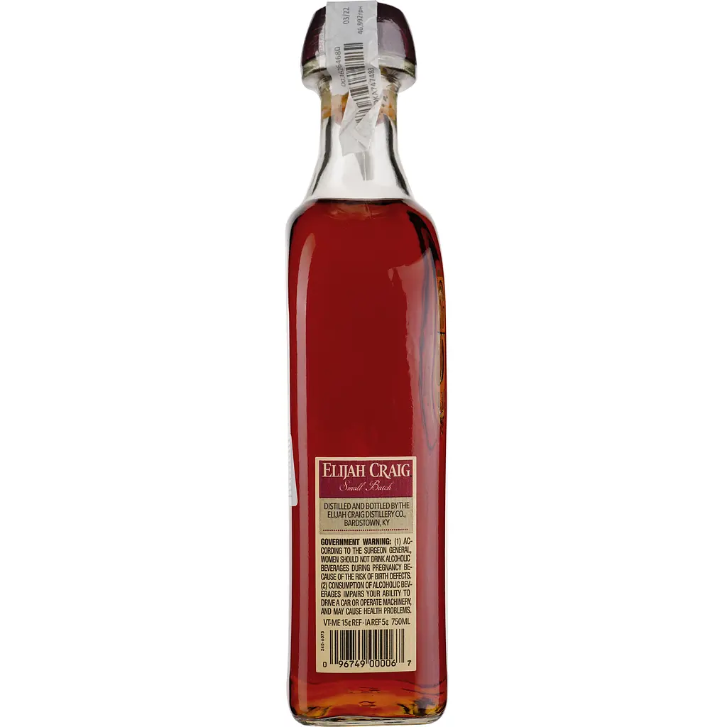 Виски Elijah Craig Small Batch 47% 0.75 л - фото 2