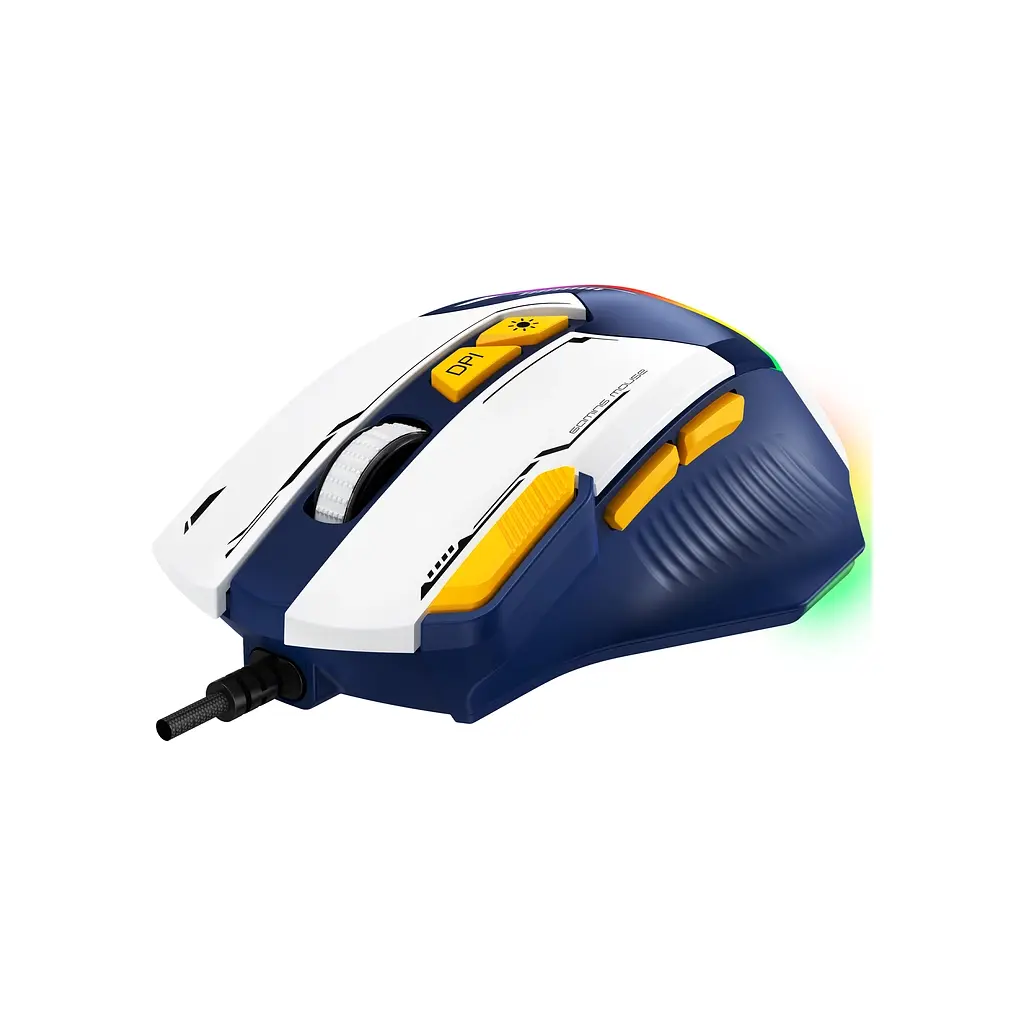 Мишка GamePro GM300BL USB Blue/White (GM300BL) - фото 3