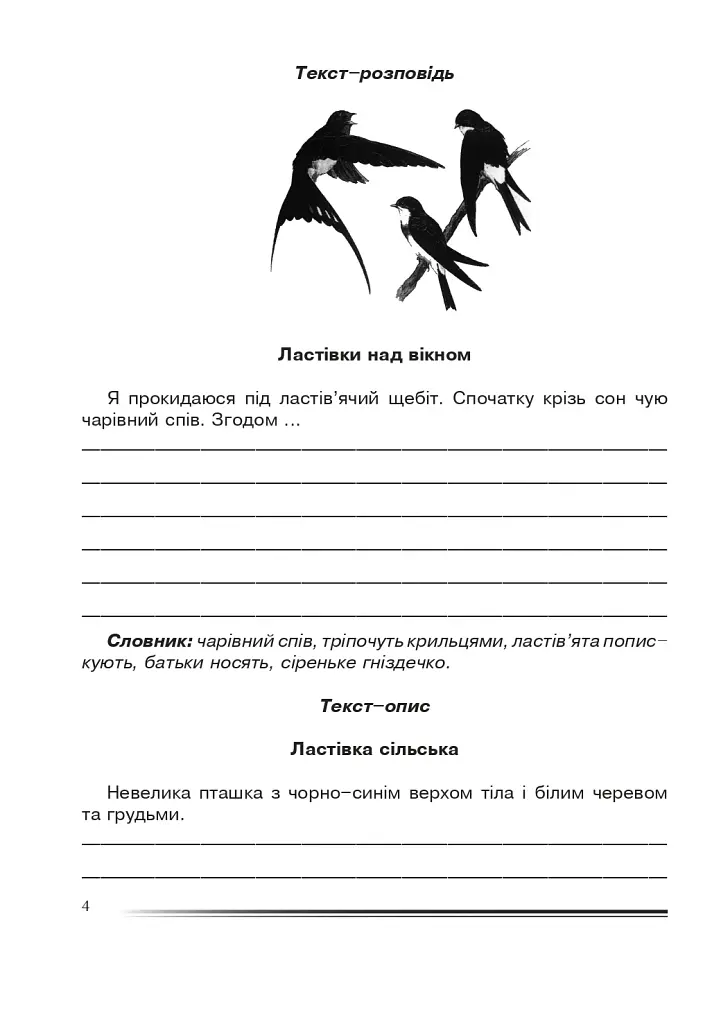 Українська мова та читання. 4 клас. Про одне і те ж по-різному. Зошит з розвитку зв’язного мовлення - фото 3