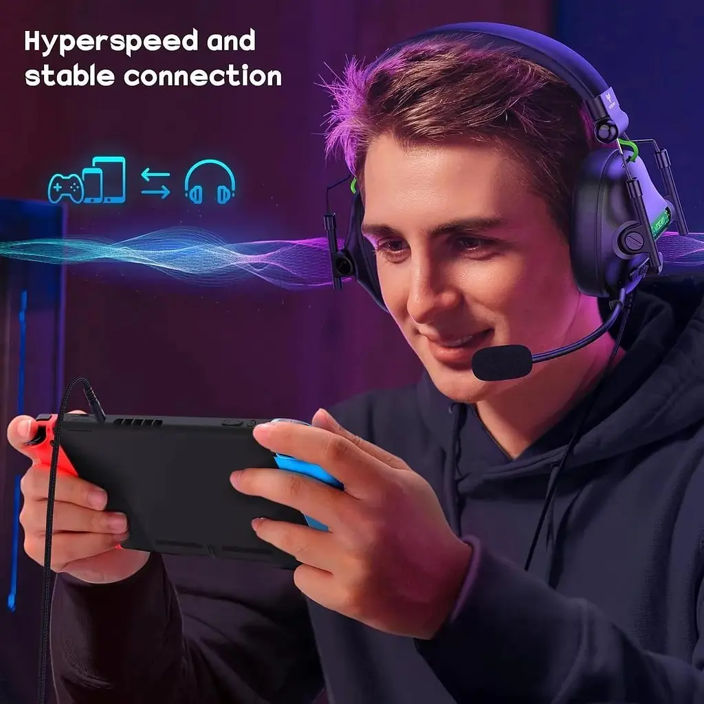 Дротова гарнітура Weseary для Xbox Series X/S Xbox One PS4 Switch Mobile - фото 4
