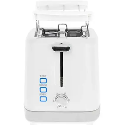 Тостер + підставка для булочок Camry CR 3219 900 Вт 6 режимів нержавіюча сталь автовідключення білий - фото 3