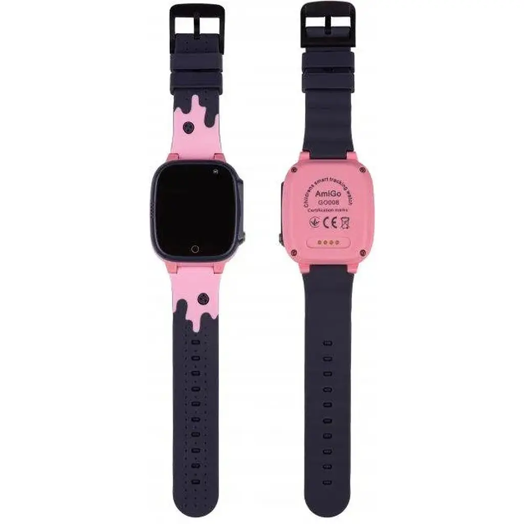 Smart Watch AmiGo GO008 MILKY GPS Wi-Fi Pink UA UCRF - фото 4