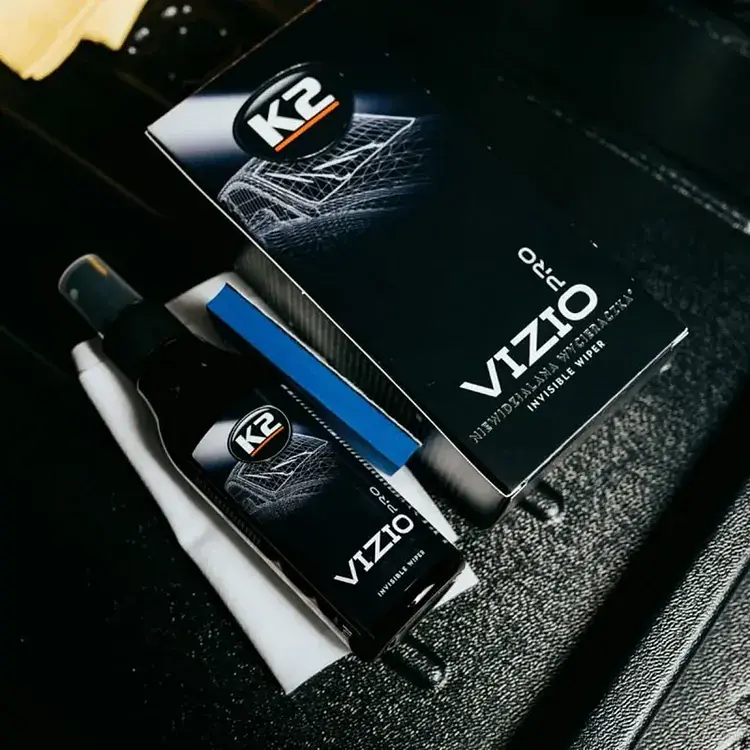 Средство для стекол K2 Vizio Pro антидождь с аппликатором и микрофиброй профессиональное 150 мл (D4028) - фото 4