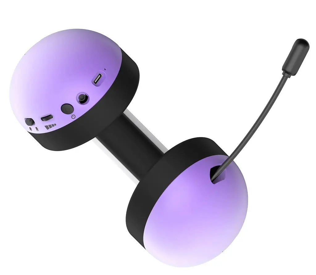 Ігрова гарнітура HATOR Hellyberry HH30 PRO Wireless White-Violet Gradient (HH30_PRO_wireless_WV) - фото 8