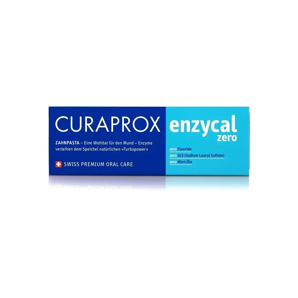 Зубна паста Curaprox Enzycal Zero Ферментна Без фтору 75 мл (7612412422849) - фото 3