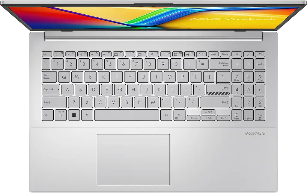 Ноутбук ASUS Vivobook GO E1504FA-BQ534 15.6' FHD IPS, AMD R5-7520U, 16GB, F512GB, UMA, NoOS, Сріблястий (90NB0ZR1-M00UN0) - фото 8