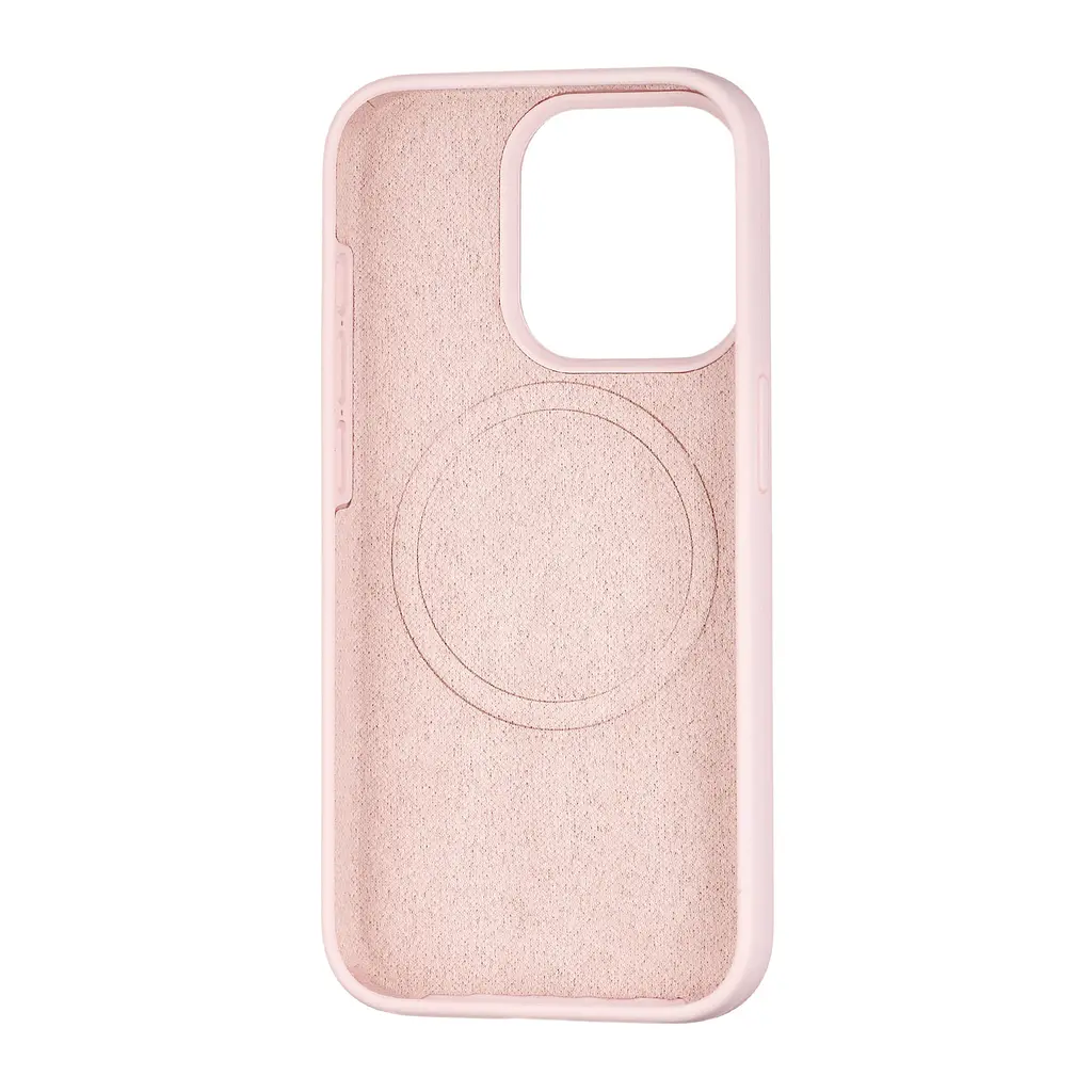 Чохол Silicone Case Full Cover with MagSafe iPhone 15 Pro Pink Sand - фото 2
