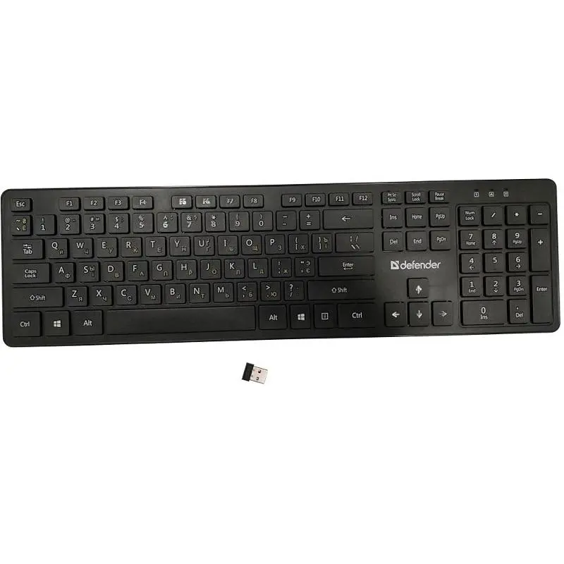 Клавіатура Defender Comfort MT Wireless UA Black (450950) - фото 2