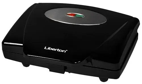Бутербродниця Liberton LSM-7510, Black/Gray, 750W, пластини трикутні сендвічі 4шт, антипригарне покриття, індикатор готовності - фото 2