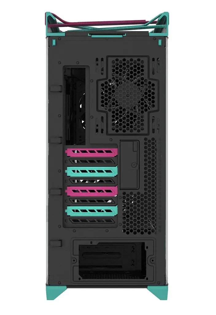 Корпус Asus ROG Strix Helios II GX601S Hatsune Miku Edition Tempered Glass без БЖ (90DC00W0-B39010) Green - фото 8