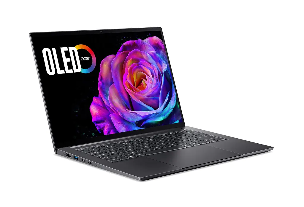 Ноутбук Acer Swift X 14 SFX14-73G 14.5" 2.8K OLED Intel U7-255H 16GB F1TB NVD5050-8 Win11 сірий - фото 4