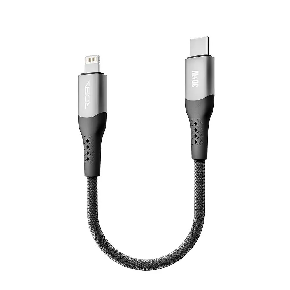 Кабель для зарядки USB Ridea RC-US42 UltraStrong Type-C to Lightning 30W 10V/3A 0.25m Черный - фото 3