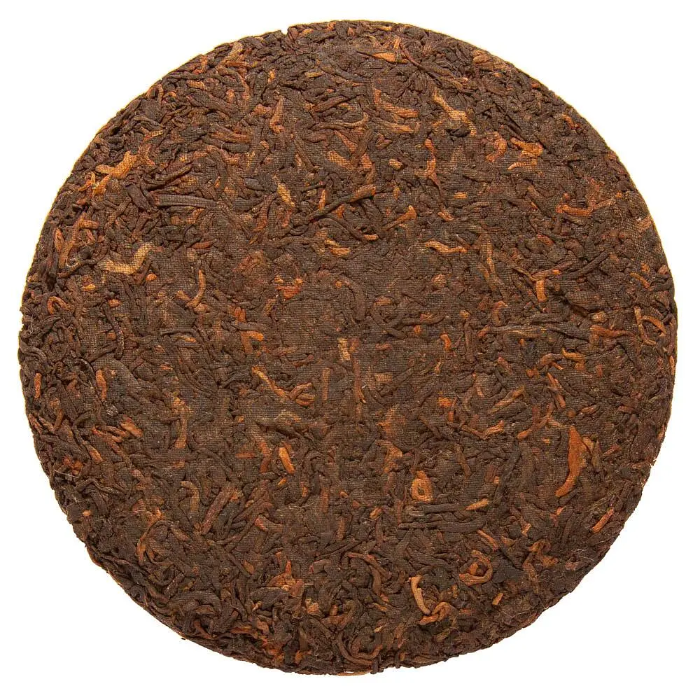 Чай Jinglong Tea Factory Шу Пуер Цзин Лун №1 2021 р. - млинець, 100 г - фото 3