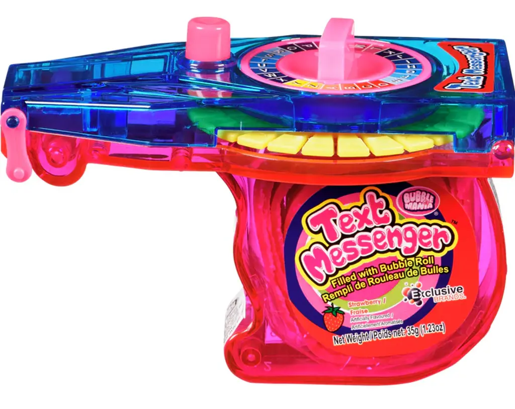 Жувальна гумка з диспенсером Bubble Mania Text Messenger Bubble Gum 35г