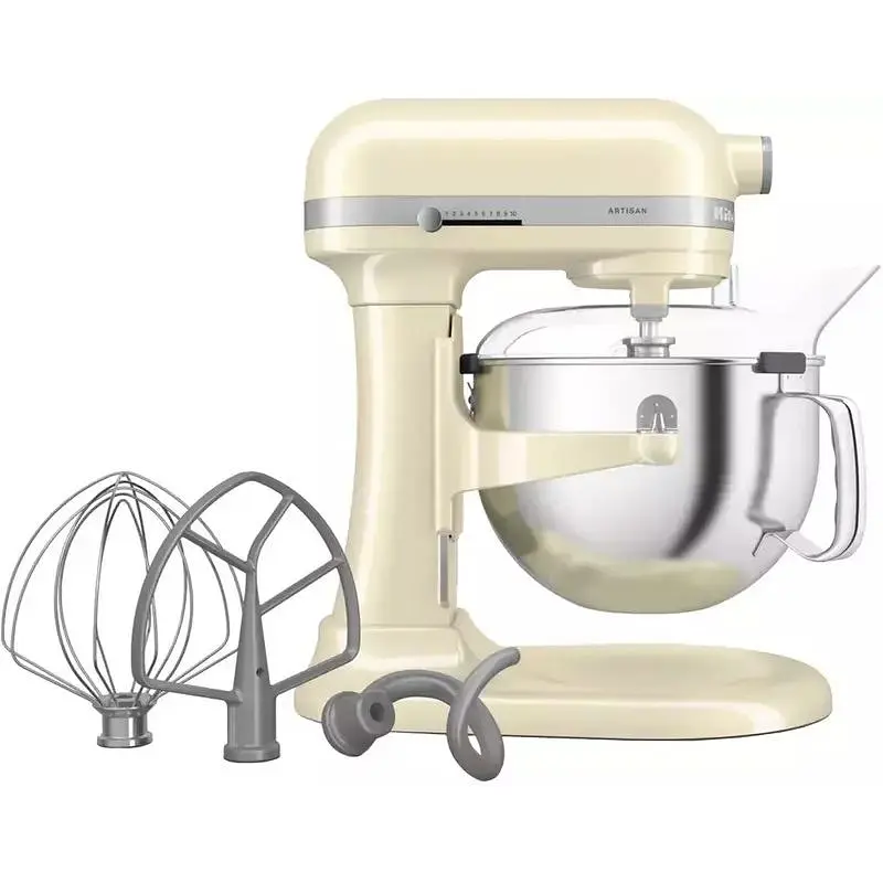 Планетарный миксер KitchenAid Artisan с подъемной чашей 5.6 л кремовый (5KSM60SPXEAC) - фото 6
