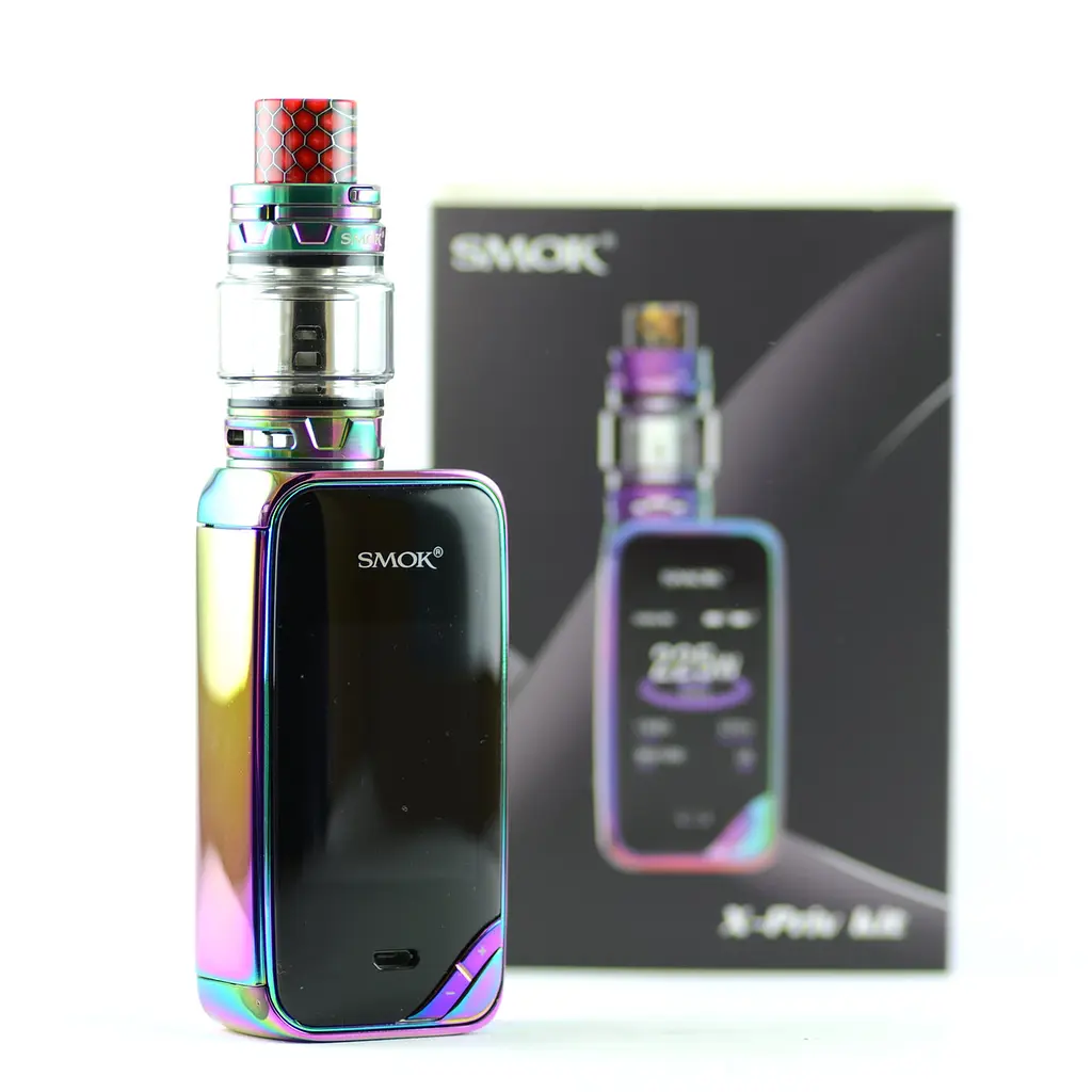 Стартовий набір електронна сигарета Smok X-Priv 225W with TFV12 Prince Tank 8 ml Kit Prism Rainbow (sn270) - фото 3