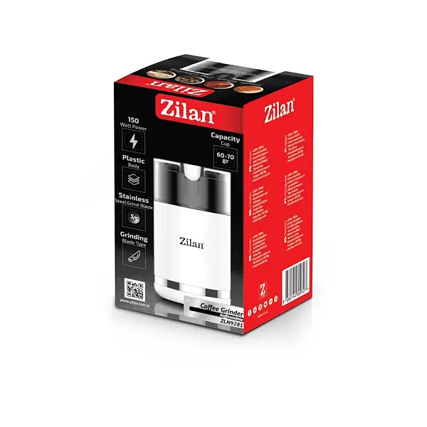 Кофемолка Zilan ZLN9281 лезвия из нержавеющей стали на 70 г 150 Вт - фото 6
