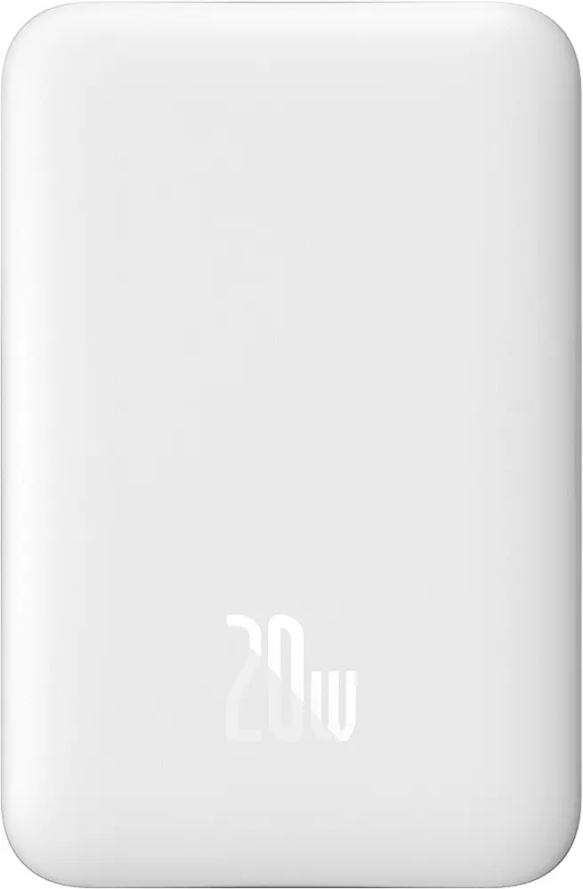 Портативний акумулятор Baseus Magnetic Mini Wireless Fast Charge 20W 10000mAh white (PPCX070002) - фото 5