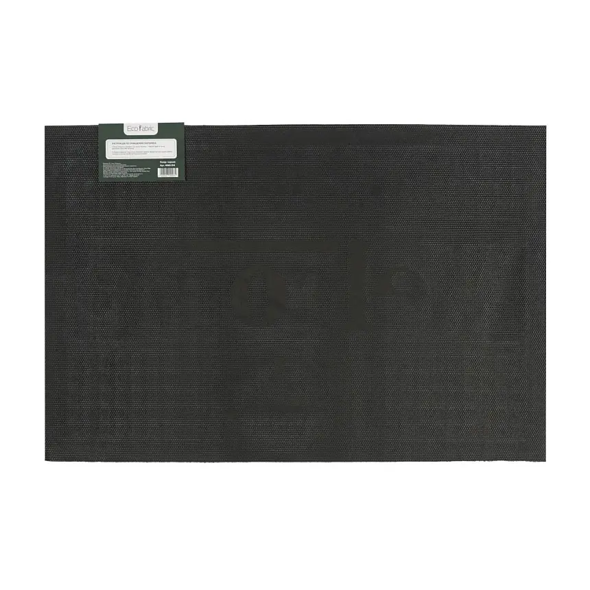 Килимок придверний Eco Fabric Welcome без кромки чорний 40 х 60 см (4060-014) - фото 4