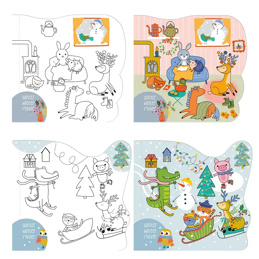 Багаторазова водяна розмальовка Avenir 3 в 1 Чотири сезони (CH211774) - фото 5