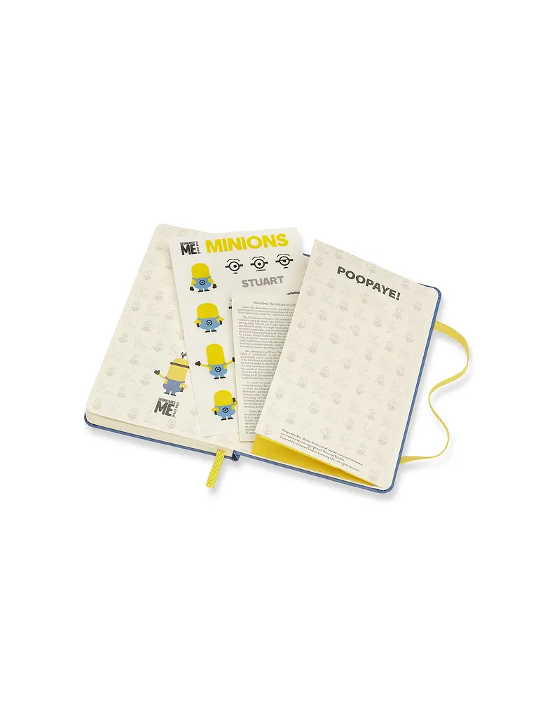 Блокнот Moleskine Minions кишеньковий у лінійку блакитний (LEMI01MM710B29) - фото 5