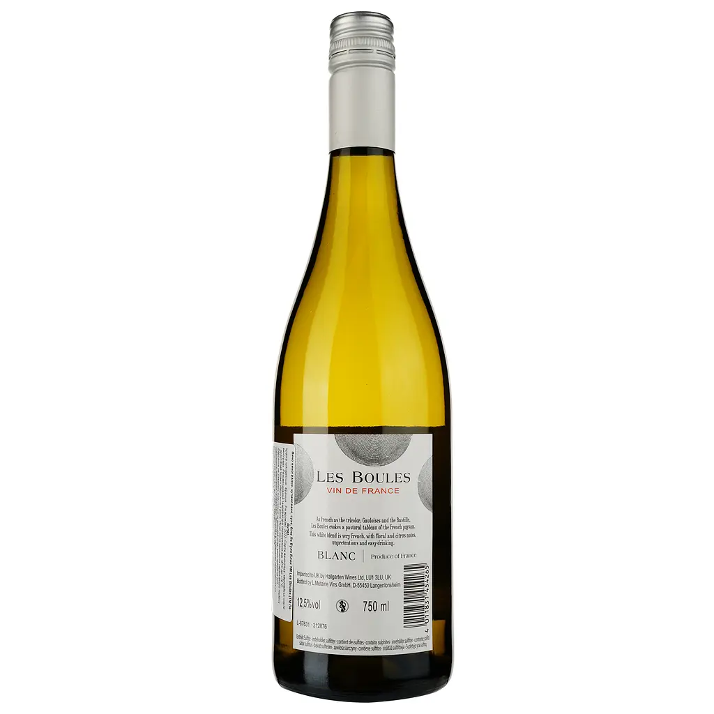Вино Les Boules Blanc біле сухе 0.75 л - фото 2