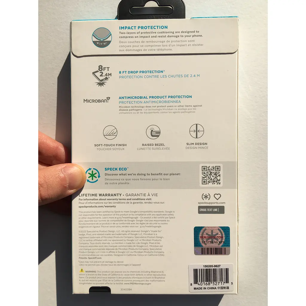 Противоударный чехол Speck IMPACTHERO для Google Pixel 7 Pro (6.7") Prussian Blue 150205-9627 - фото 5