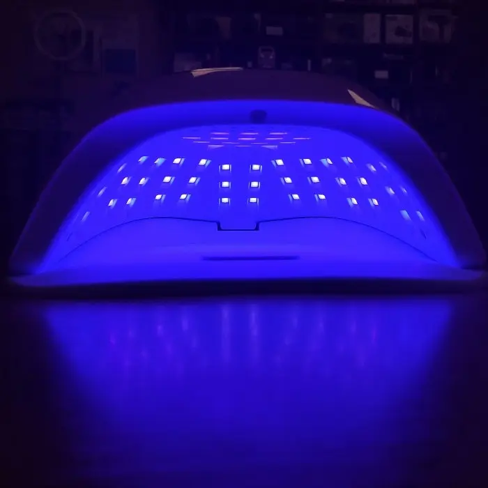 Лампа для манікюру та нарощування нігтів рожева Sun YC 57B 268 вт LED UV LED - фото 5