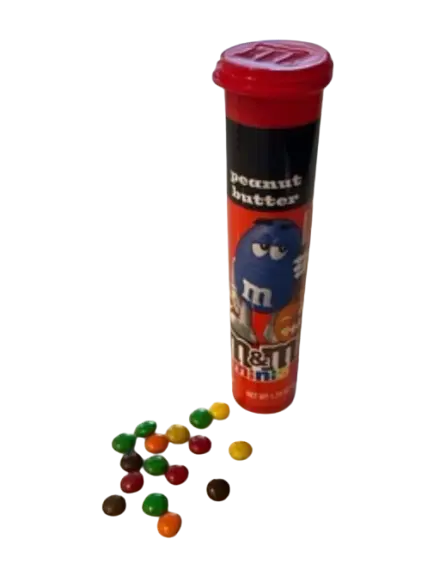 Драже M&M's Minis Halloween Peanut Butter Chocolate Candy Megatube 49.3 г - фото 7