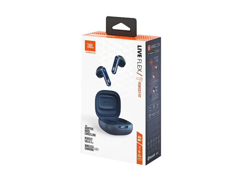 Навушники TWS (повністю бездротові) JBL Live Flex Blue (LIVEFLEXBLU) - фото 11