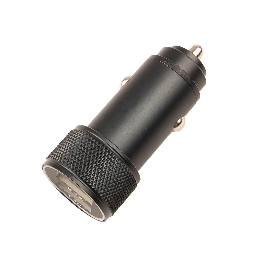 Автомобільний зарядний пристрій від прикурювача USB 2.1А та 1.0А (8789) - фото 4