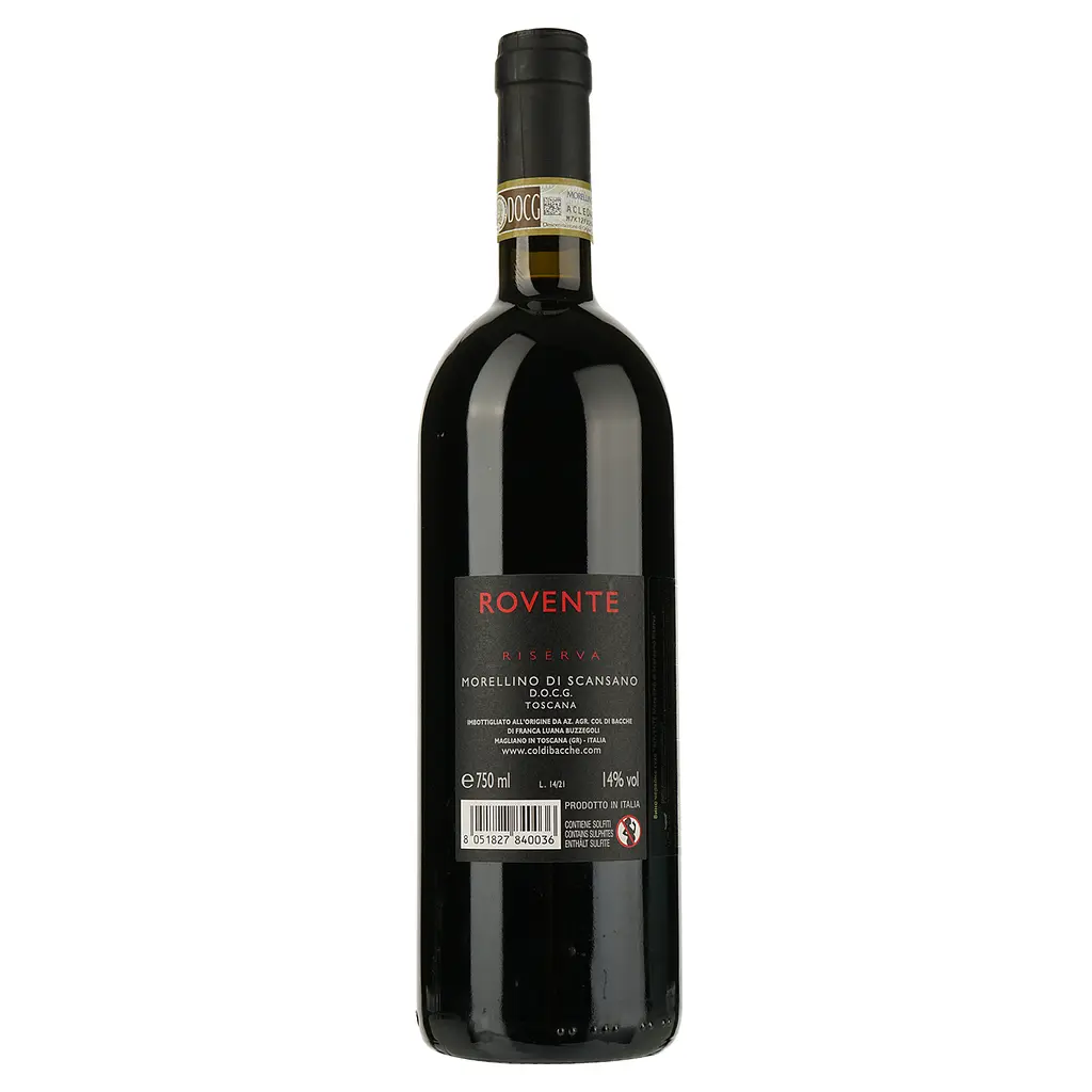 Вино Col Di Berries Morellino di Scansano Rovente, червоне, сухе, 14,5%, 0,75 л (8000013554407) - фото 2