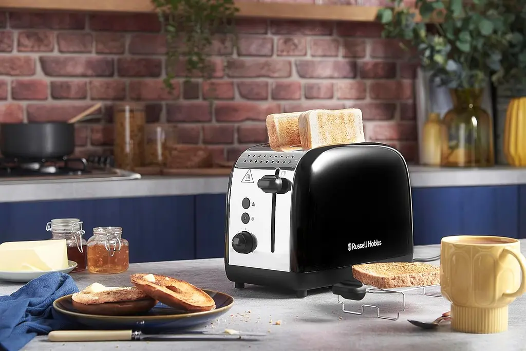 Тостер Colours Plus 1600Вт, подогрев, размораживание, металл., черный Russell Hobbs kuh0014874 - фото 5