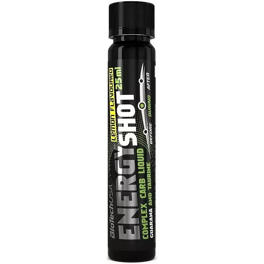 Набір енергетик BiotechUSA Energy Shot Lemon 500 мл (20 шт. х 25 мл) - фото 2