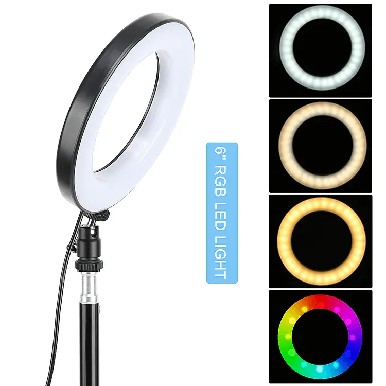 Тримач GRAND з кільцевим освітленням і Bluetooth 6" RGB100 (Kit1) 45 cm Stand - фото 4