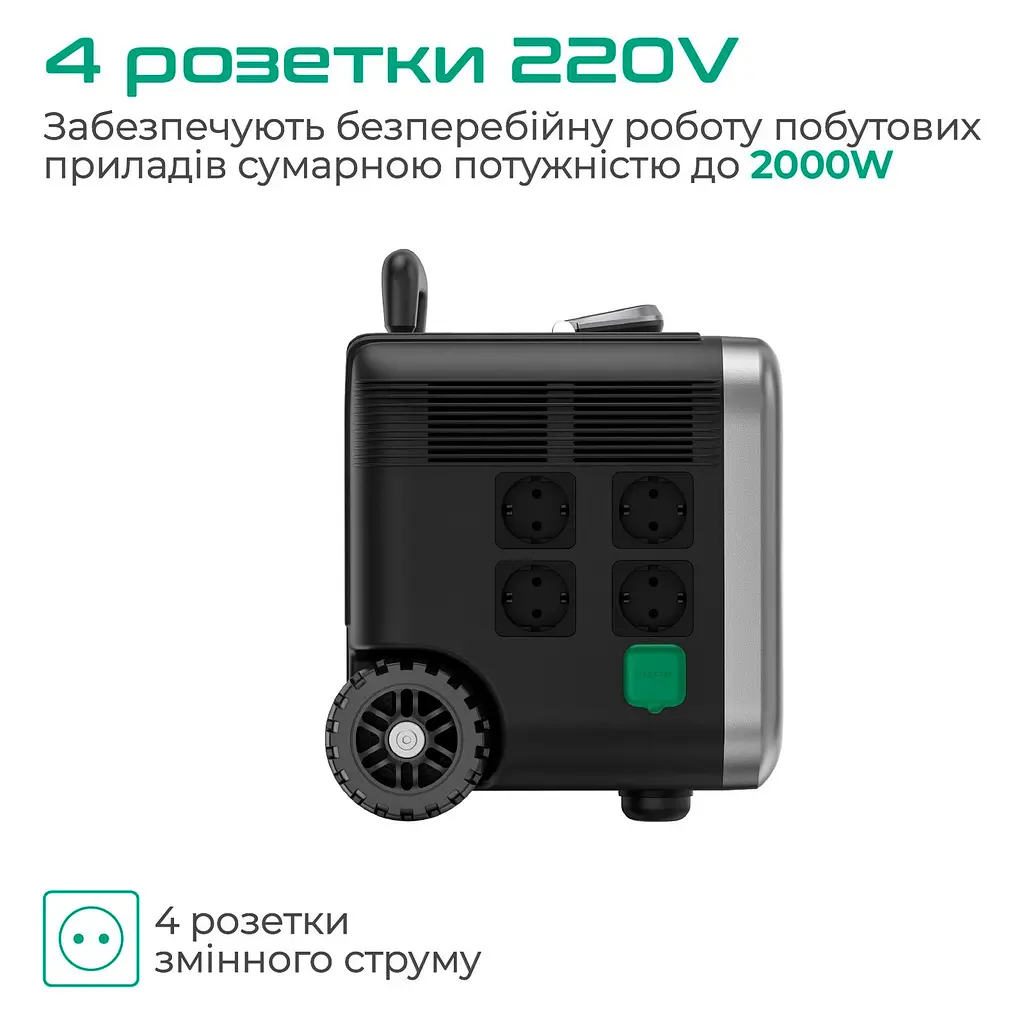 Зарядна станція Zendure SuperBase Pro 1500 [ZDSBP1500-BK-EU] [104991] - фото 8