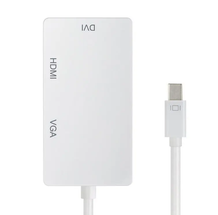 Перехідник mini DisplayPort M --> HDMI/VGA/DVI (24+5), FHD 1080p - фото 6