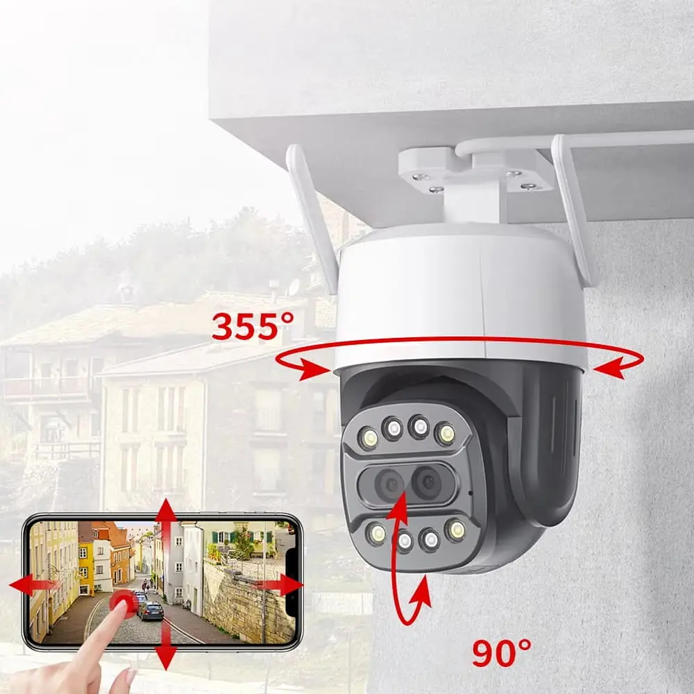 IP PTZ-відеокамера з WiFi 2Mp+8Mp Light Vision VLC-9284WI10Z/2C (Camhi Pro) f=3.6mm+8mm, ІЧ+LED-підсвічування, з мікрофоном (75-00296) - фото 12