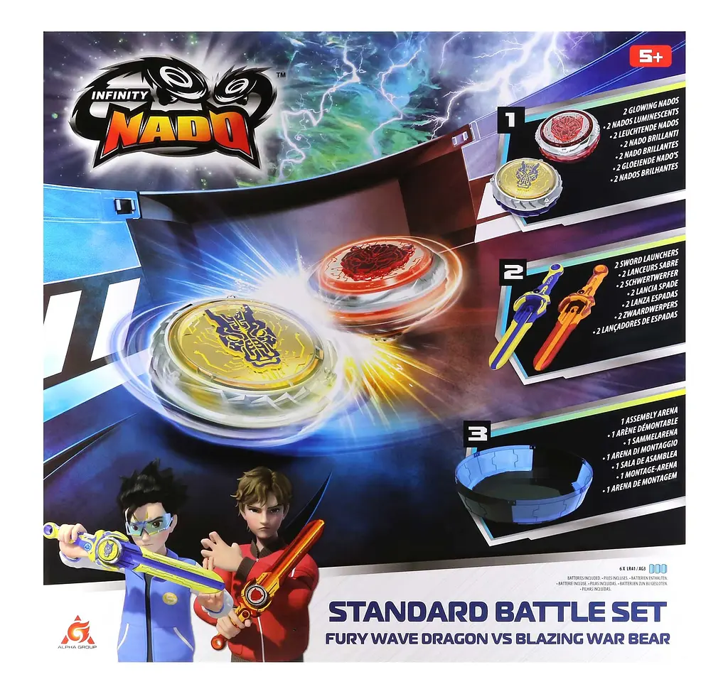 Набір Auldey VI Battle Set Лютий Дракон проти Палаючий Бойовий Ведмідь Fury Wave Dragon vs B Infinity Nado det0018407 - фото 2