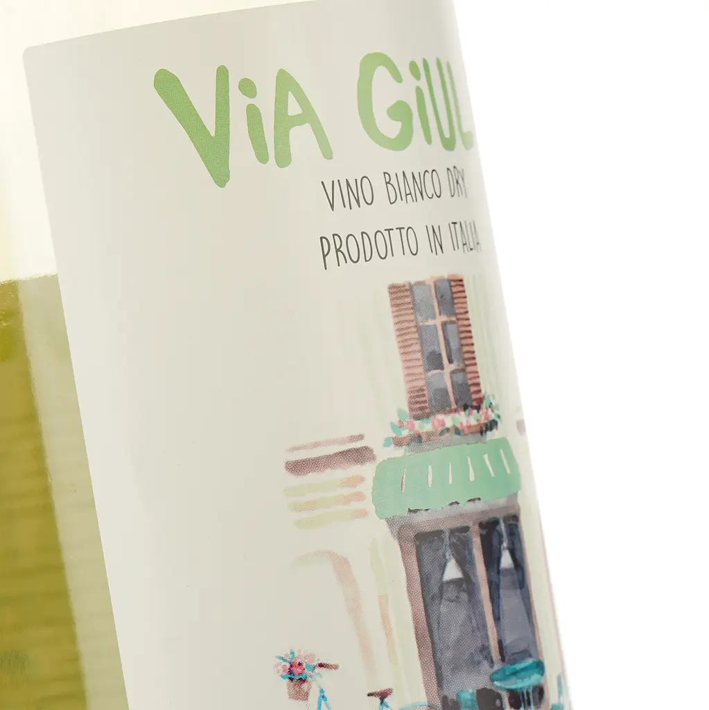 Вино Via Giulia Bianco Dry, белое, сухое, 0.75 л - фото 3