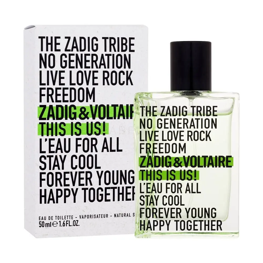Оригінал Zadig & Voltaire This is Us! L`Eau For All 50 мл Туалетна вода - фото 2