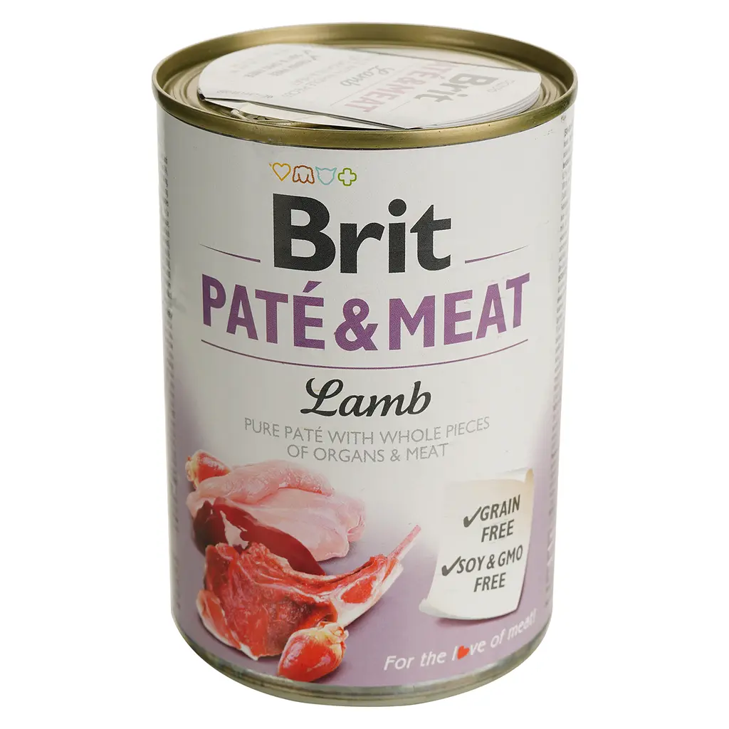 Влажный корм для собак Brit Pate & Meat Lamb с ягненком 400 г - фото 2