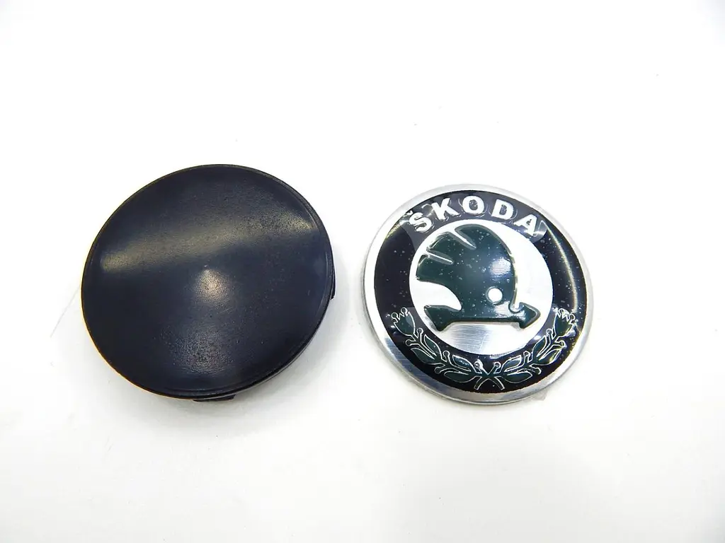 Емблема колеса Skoda (ковпачки колеса для титанів) D59 мм 1 шт 171103 - фото 2