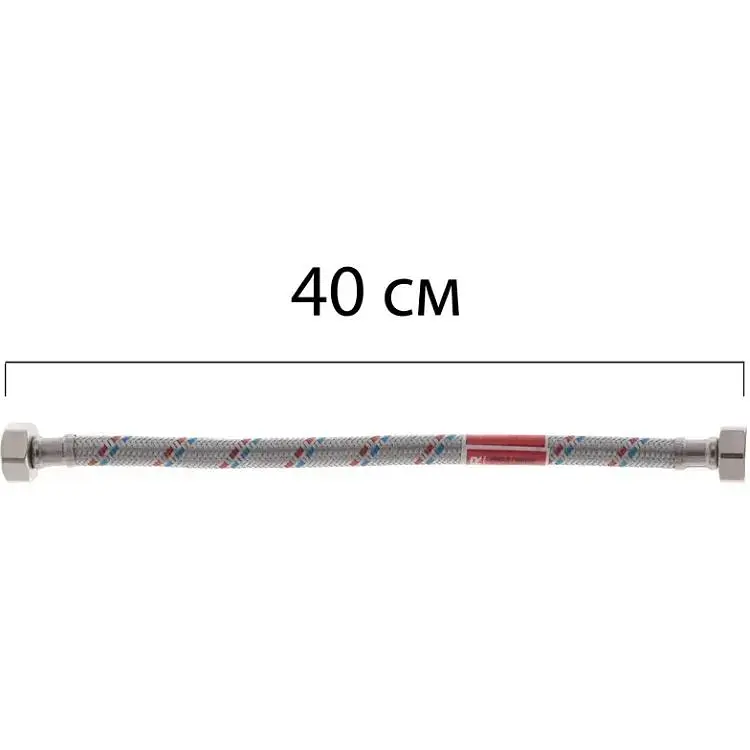 Шланг для води Koer гайка 1/2'' - гайка 1/2'' (40 см) KR0253