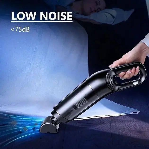 Ручной автомобильный пылесос Grikey OfficeHand Cleaner универсальный черный с насадками 8000mAh 120W (GK502) - фото 3