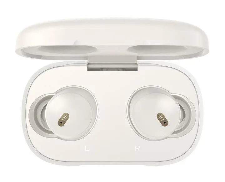 Бездротові навушники Baseus Bowie E18 True Wireless Earphones, IPX4, ENC, BT5.3, 40 mAh, 300 mAh, 7.5 h, White A00023800223-00 - фото 2